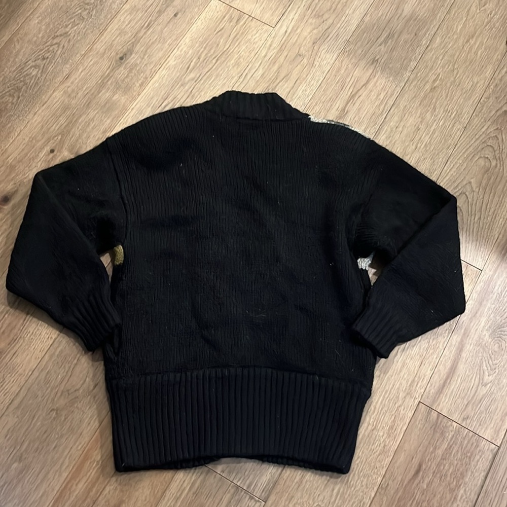 NICHIMEN made in Japan vintage wool blend cardigan with pockets, size large - Picture 4 of 5